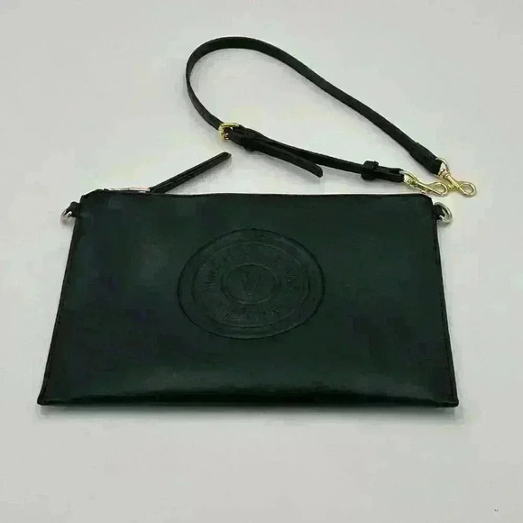 Versace Jeans Couture Logo Debossed Crossbody Bag (Like New!) has COA - Picture 1 of 11